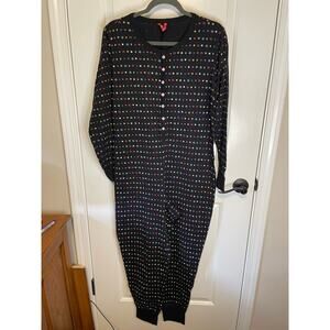 Jenni Pajamas womens size Large cuffed one piece